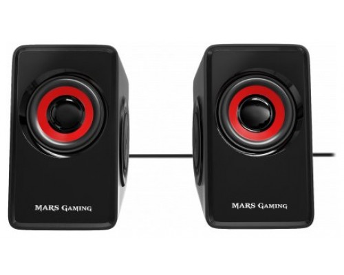 MARS GAMING SPEAKERS MS1 10W RMS USB, VIBRO-SUBWOOFER ULTRA BASS, REMOTE VOLUME CONTROL