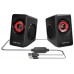 MARS GAMING SPEAKERS MS1 10W RMS USB, VIBRO-SUBWOOFER ULTRA BASS, REMOTE VOLUME CONTROL