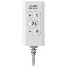 Mars Gaming MSC2W Tarjeta de Sonido Externa 7.1 USB Blanca