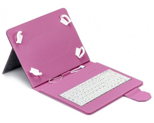 FUNDA TABLET MAILLON URBAN KEYBOARD USB 9.7"-10.2" ROSA