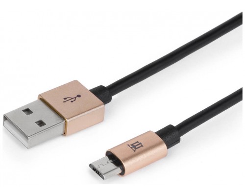 CABLE MAILLON PREMIUM MICRO USB 2.4 ALUMINIO DORADO 1M