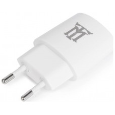 CARGADOR USB MAILLON PARED BASIC 2,1A BLANCO 1 CONECTOR