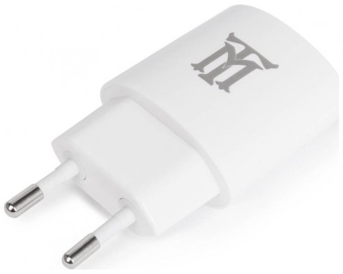 CARGADOR USB MAILLON PARED BASIC 2,1A BLANCO 1 CONECTOR