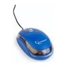 RATON OPTICO GEMBIRD USB 1000 DPI AZUL/ TRANSPARENTE 3 BOTONES