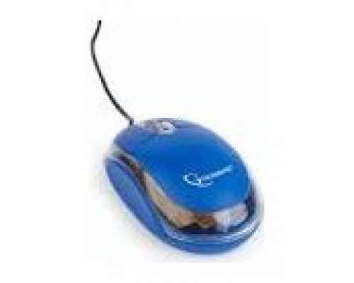 RATON OPTICO GEMBIRD USB 1000 DPI AZUL/ TRANSPARENTE 3 BOTONES