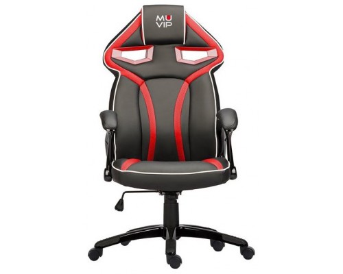 Silla Gaming GM300 Negro/Rojo MUVIP