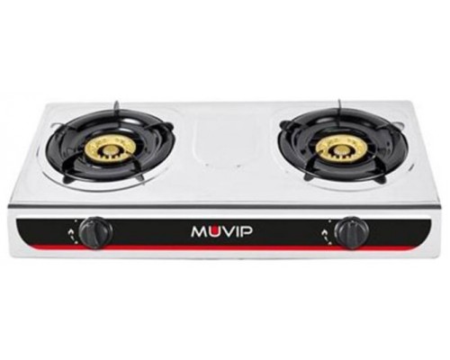 Cocina Gas INOX 2 Fuegos MUVIP