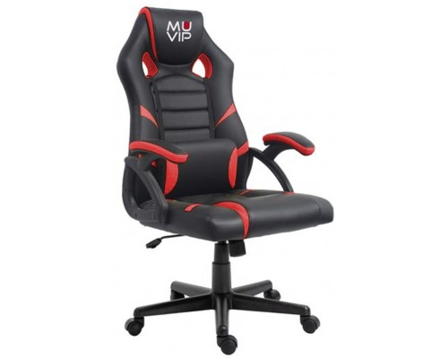 Silla Gaming GM1000 Negro/Rojo MUVIP