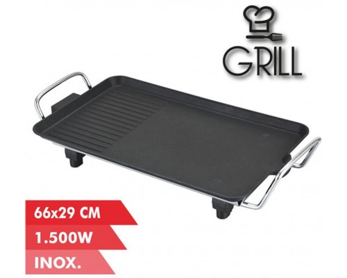 Plancha de Asar 66x29cm 1500W MUVIP