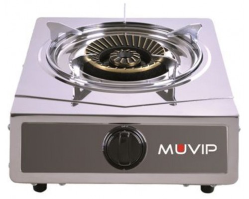 Cocina Gas Inox MUVIP 1 Fuego Serie Strong