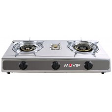 Cocina Gas INOX 3 Fuegos Serie Strong MUVIP