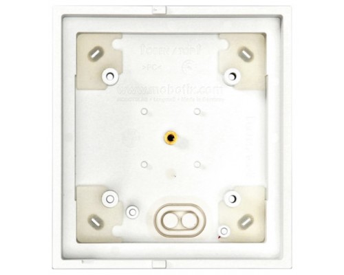 MOBOTIX SINGLE ON-WALL-HOUSING, WHITE  (P/N:MX-OPT-BOX-1-EXT-ON-PW)