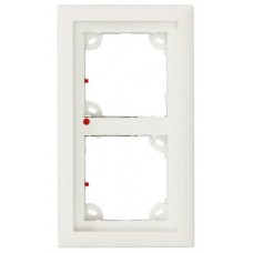 MOBOTIX DOUBLE FRAME, WHITE  (P/N:MX-OPT-FRAME-2-EXT-PW)