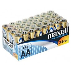 Maxell Pila Alcalina AA LR06 Pack*32 PilaS