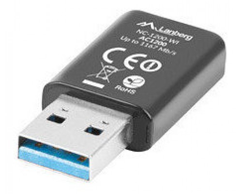 Adaptador red lanberg usb wifi 1200