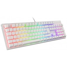 TECLADO GAMING GENESIS THOR 303 RGB BLANCO MECANICO BROWN SWITCH