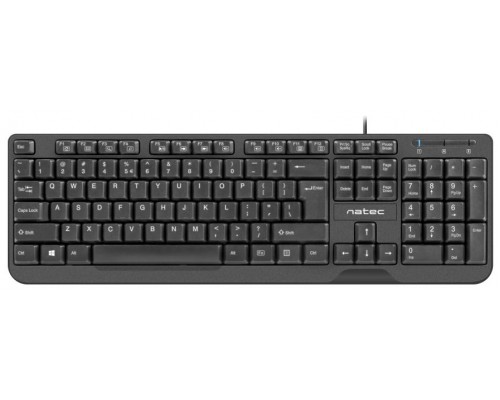 Teclado natec trout slim negro