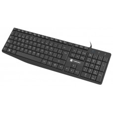 TECLADO NATEC NAUTILUS SLIM LAYOUT ESPAÑOL NEGRO