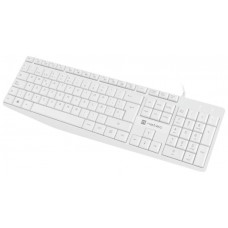 TECLADO NATEC NAUTILUS SLIM LAYOUT ESPAÑOL BLANCO