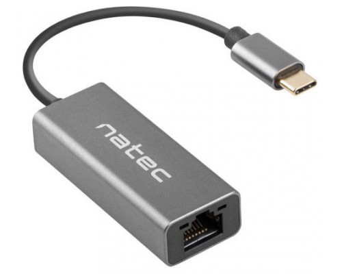 ADAPTADOR NATEC CRICKET USB-C 3.1 A ETHERNET RJ45 1GB