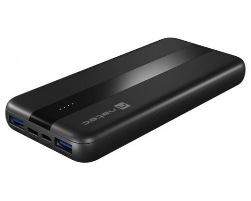 POWER BANK NATEC TREVI SLIM Q 10.000 mAh 2xUSB QC3.0 1xPD 20W NEGRO