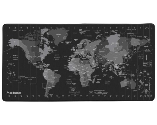 Alfombrilla natec time zone map maxi