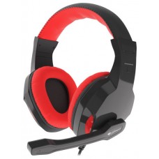 Auriculares gaming genesis argon 100 rojos