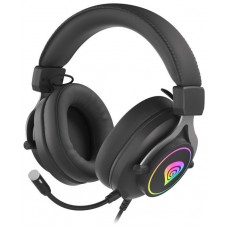 AURICULARES GAMING GENESIS NEON 750 CON MICROFONO NEGRO RGB