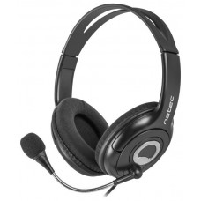 AURICULARES NATEC BEAR 2 NSL-1178 CON MICROFONO NEGROS