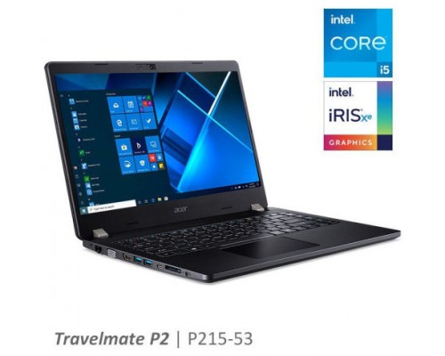 PORTATIL ACER TMP215-53 (NX.VQAEB.006) 15.6" FHD, Ci-51135G7, 8GB, 256GB SSD, W10PRO, SC