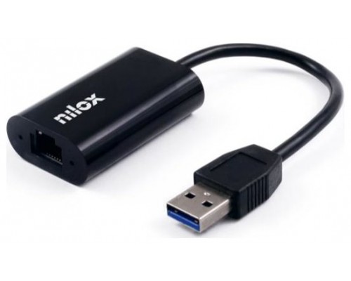 CABLE ADAPATADOR NILOX USB A ETHERNET MACHO HEMBRA