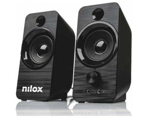 ALTAVOCES PC NILOX 2.0 6W NEGRO