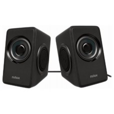 ALTAVOCES PC NILOX 2.0 10W NEGRO