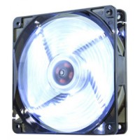 VENTILADOR CAJA NOX COOL FAN LED 120MM NEGRO LED BLANCO