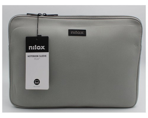 FUNDA PORTATIL NILOX 15,6" GRIS