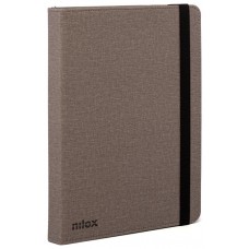 FUNDA CON TECLADO NILOX USB 10.5" MARRON