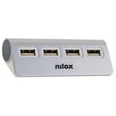 HUB NILOX 4x USB 2.0 BLANCO