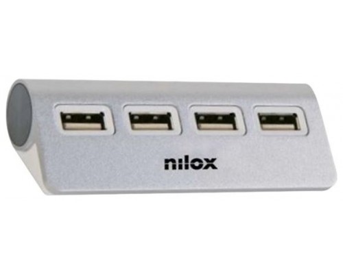 HUB NILOX 4x USB 2.0 BLANCO