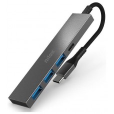 DOCKING STATION NILOX TIPO C A 3 x USB 3.0 1x TIPO C