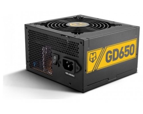 NOX HUMMER GD650 80 PLUS Gold unidad de fuente de alimentación 650 W 24-pin ATX ATX Negro