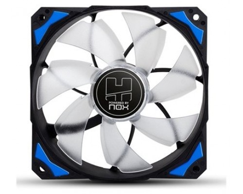 VENTILADOR CAJA NOX HUMMER H-FAN LED 120MM NEGRO LED AZUL