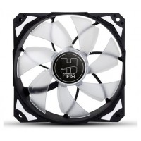 NOX H-Fan LED Carcasa del ordenador Ventilador 12 cm Negro, Blanco