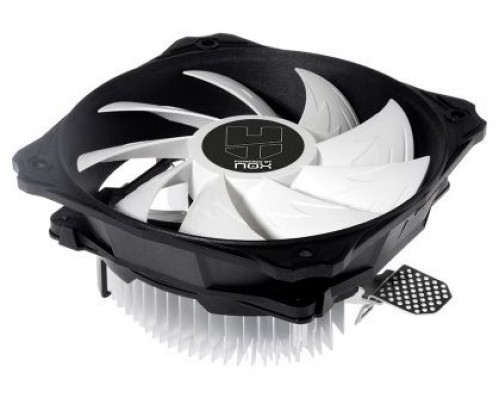 NOX H-112 Procesador Ventilador 12 cm Aluminio, Negro, Blanco