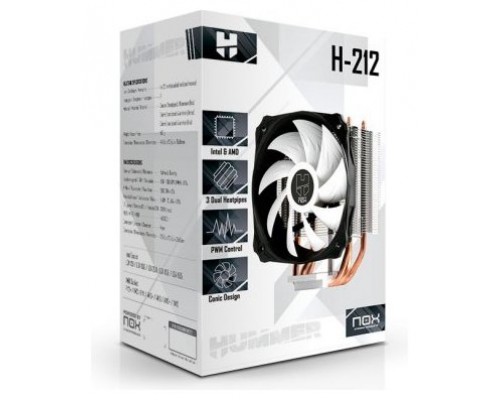 Ventilador disipador cpu nox hummer dissipater