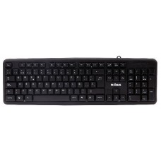 TECLADO NILOX USB NEGRO