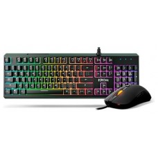 KIT TECLADO Y RATON GAMING KROM KALEIDO RGB