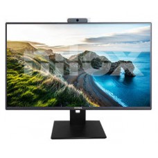 MONITOR NILOX NXM24RWC01 23,8" FHD VGA HDMI REGULABLE PIVOT VESA WEBCAM NEGRO