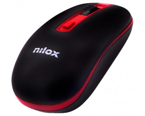 RATON NILOX NXMOWI2002 WIRELESS 1000 DPI NEGRO/ROJO