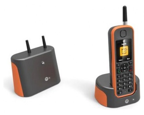 MOTOROLA O201 Telefono DECT Largo Alcance Naranja