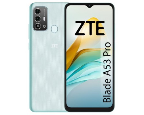 ZTE BLADE A 53 PRO VERDE 4G / 6,52 HD+ / OC 1,6GHZ /64GB ROM / 13 + 2MP / 5000MAH